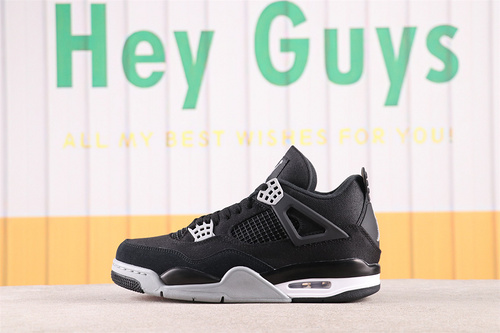 US$70 Air Jordan 4 Black Canvas DH7138-006 Size 40-47.5