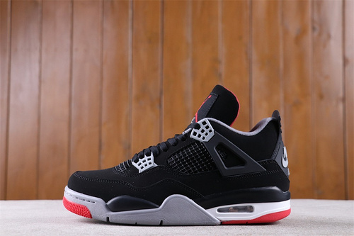US$70 Air Jordan 4 Bred 308497-060 Size 36-47.5