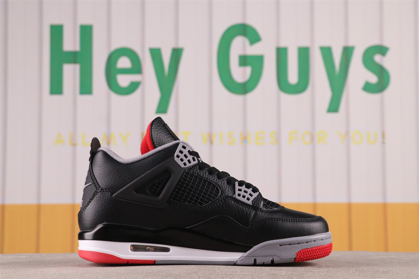 US$70 Air Jordan 4 Bred Reimagined FV5029-006 Size 36-47