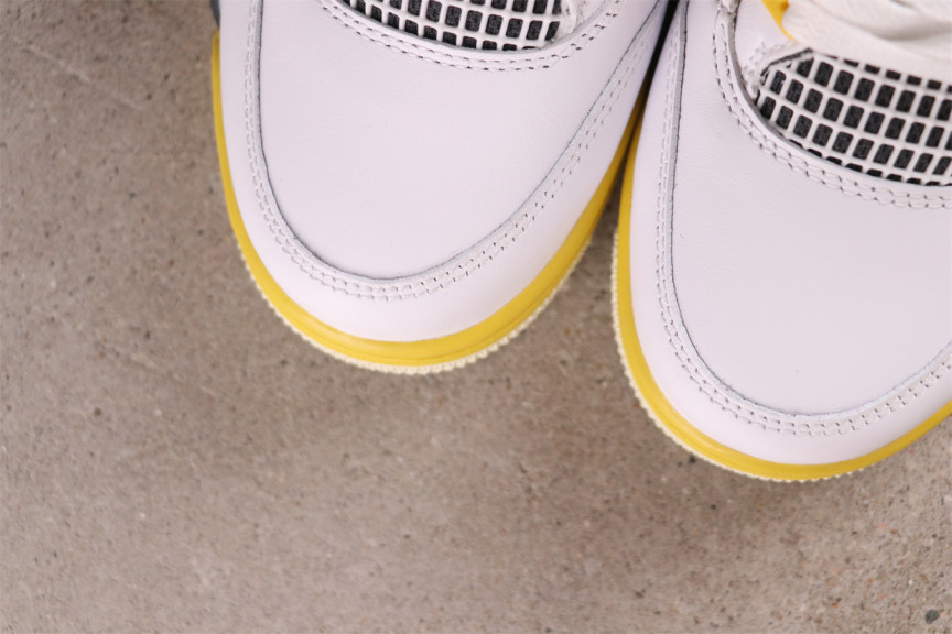 US$70 Air Jordan 4 Vivid Sulfur AQ9129-101 EU Size 36-47.5