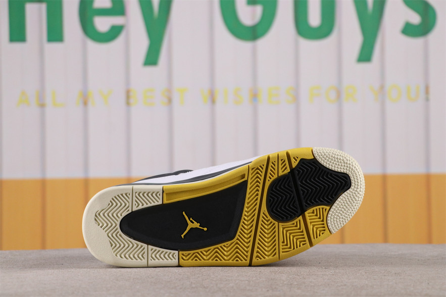 US$70 Air Jordan 4 Vivid Sulfur AQ9129-101 EU Size 36-47.5