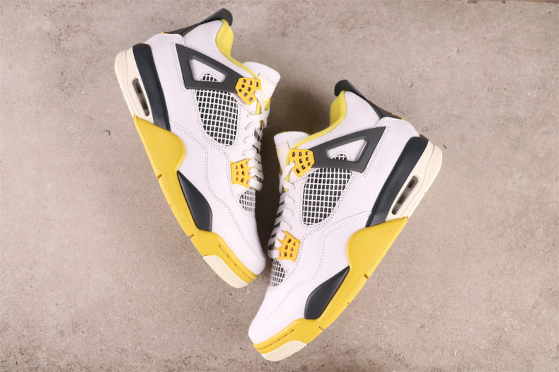US$88 Air Jordan 4 Vivid Sulfur AQ9129-101 EU Size 40-48