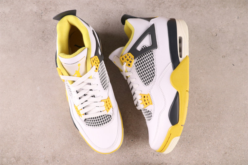 US$88 Air Jordan 4 Vivid Sulfur AQ9129-101 EU Size 40-48