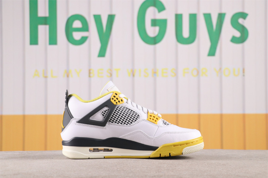 US$88 Air Jordan 4 Vivid Sulfur AQ9129-101 EU Size 40-48