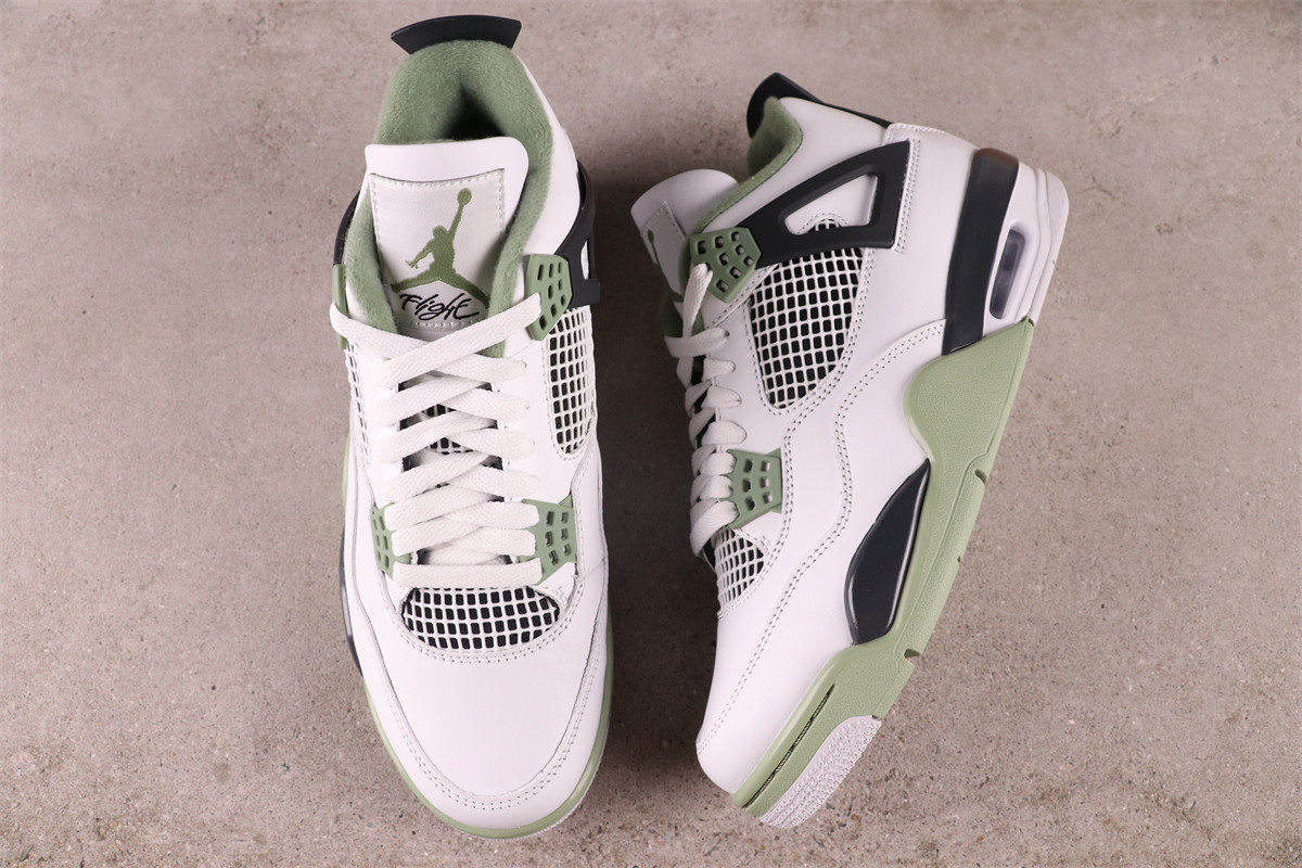 US$92 Air Jordan 4 Oil Green AQ9129-103 Size 36-47.5