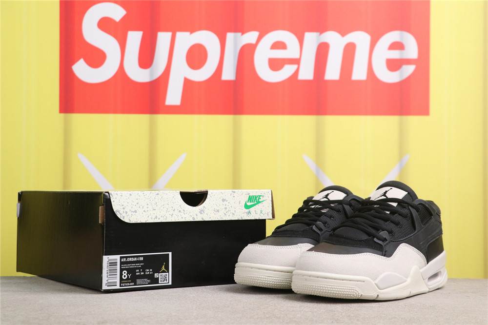 Air Jordan 4 RM Black Light Bone [FQ7939-001]