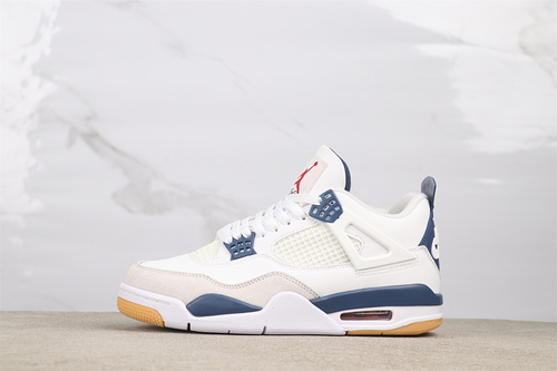 USD$40 NIKE SB X AIR JORDAN 4 “NAVY”  Style：DR5415-100