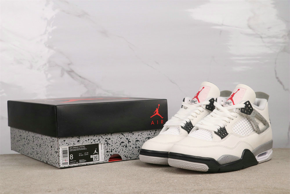 Air Jordan 4 Retro OG White Cement [FV5029-100]