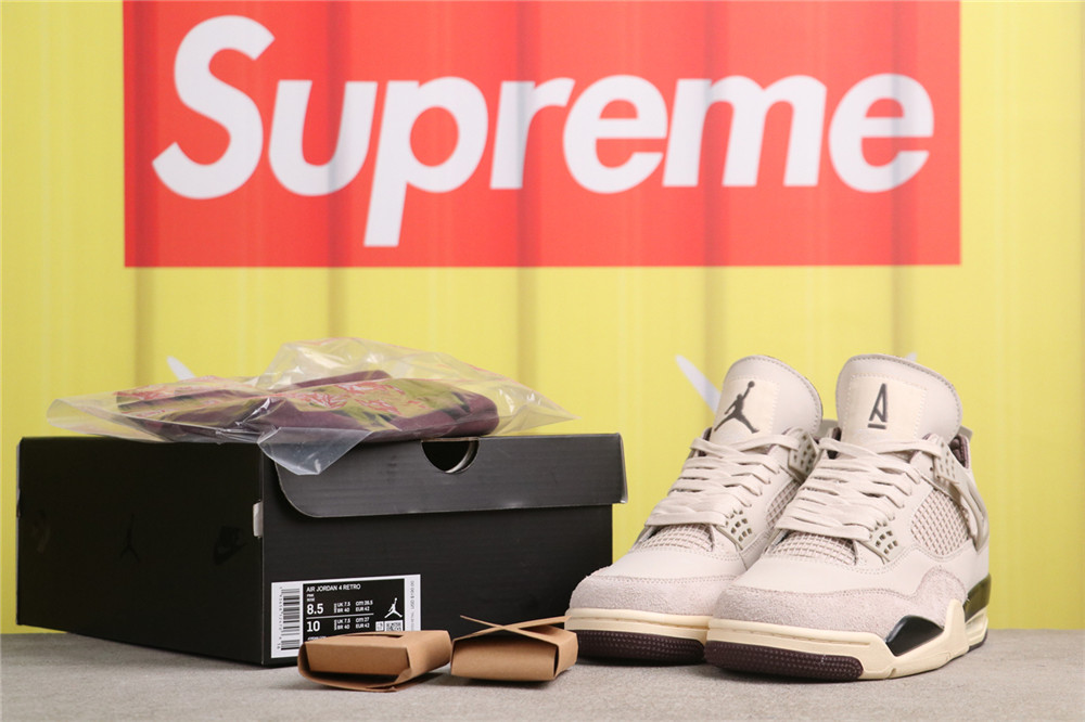 USD$48 Air Jordan A Ma Maniere x Air Jordan 4 Fossil Stone FZ4810-200 化石 Size 36-47.5 (36 36.5 37.5 USD$48 Air Jordan A Ma Maniere x Air Jordan 4 Fossil Stone FZ4810-200 化石 Size 36-47.5 (36 36.5 37.5