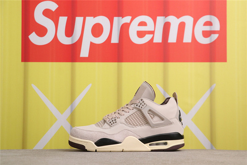 USD$57 Air Jordan A Ma Maniere x Air Jordan 4 Fossil Stone FZ4810-200 化石 Size 36-48.5