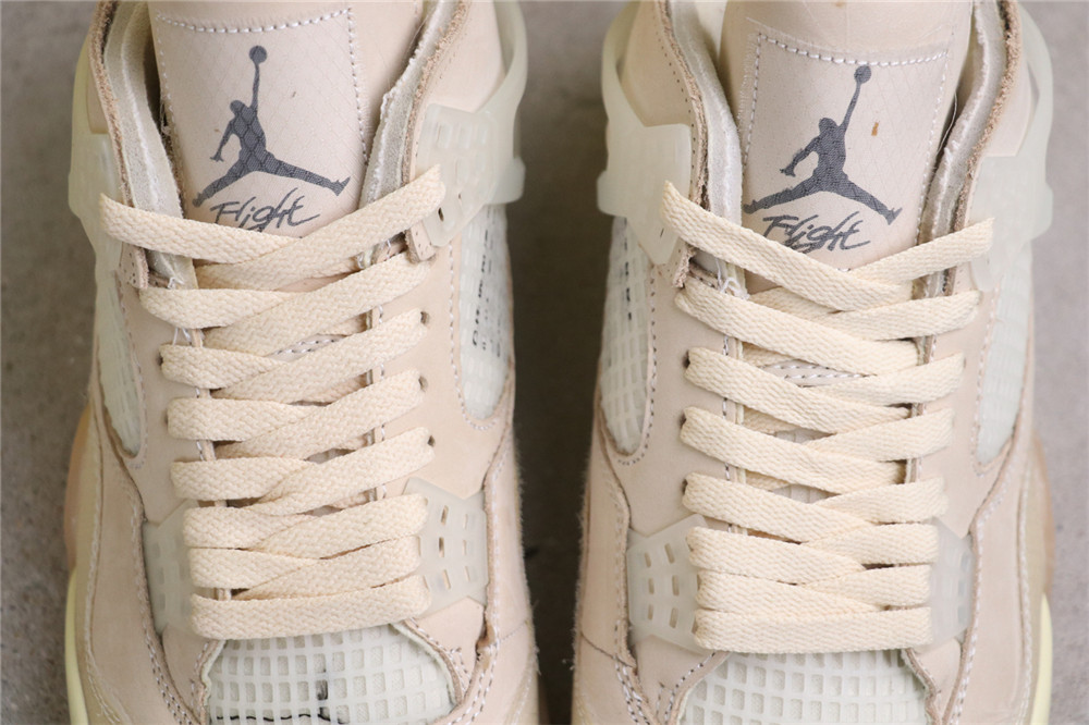 USD$66 Air Jordan Off-White x Air Jordan 4 SP Sail CV9388-100 联名米黄 Size 36-47.5 USD$66 Air Jordan Off-White x Air Jordan 4 SP Sail CV9388-100 联名米黄 Size 36-47.5