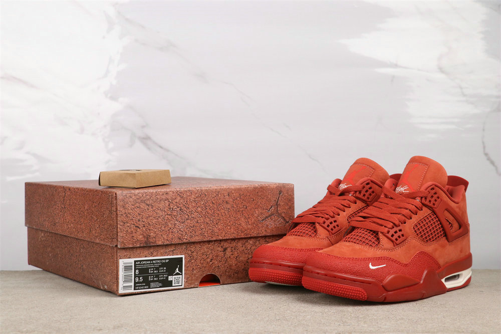 Nigel Sylvester x Air Jordan 4 “Brick by Brick”  Style：HF