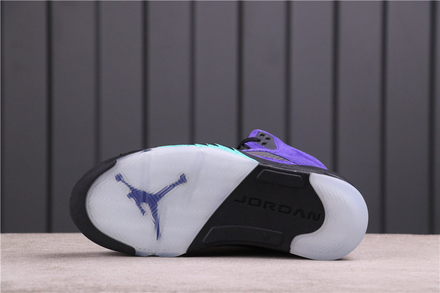 100USD AJ5 Air Jordan 5Alternate Grape136027-500 Size 40-47