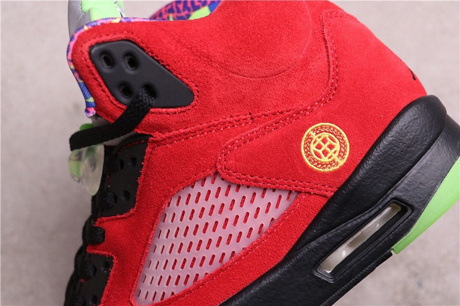 100USD AJ5 Air Jordan 5What TheCZ5725-700 Size 40-47