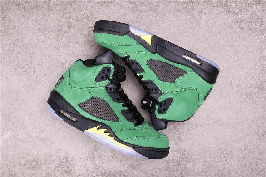 110USD Air Jordan 5 ＂Oregon Ducks＂454803-535 40-47.5