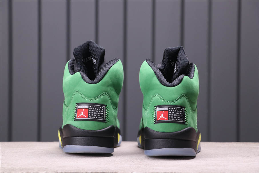 110USD Air Jordan 5 ＂Oregon Ducks＂454803-535 40-47.5