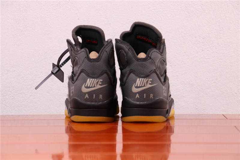110USD OFF-WHITE x Air Jordan 5 CT8480-001 36-47