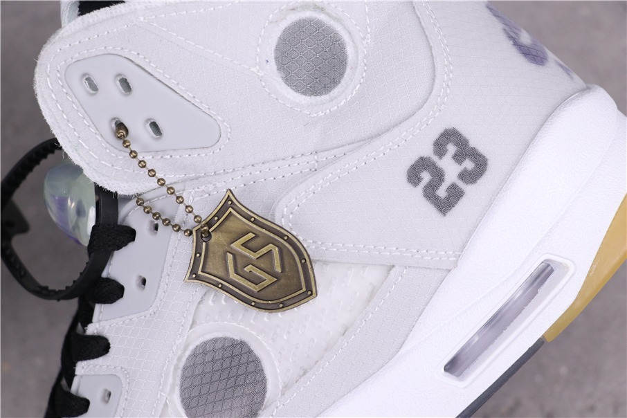 58USD OFF-WHITE X Air Jordan 5 CT8480-105 40-46