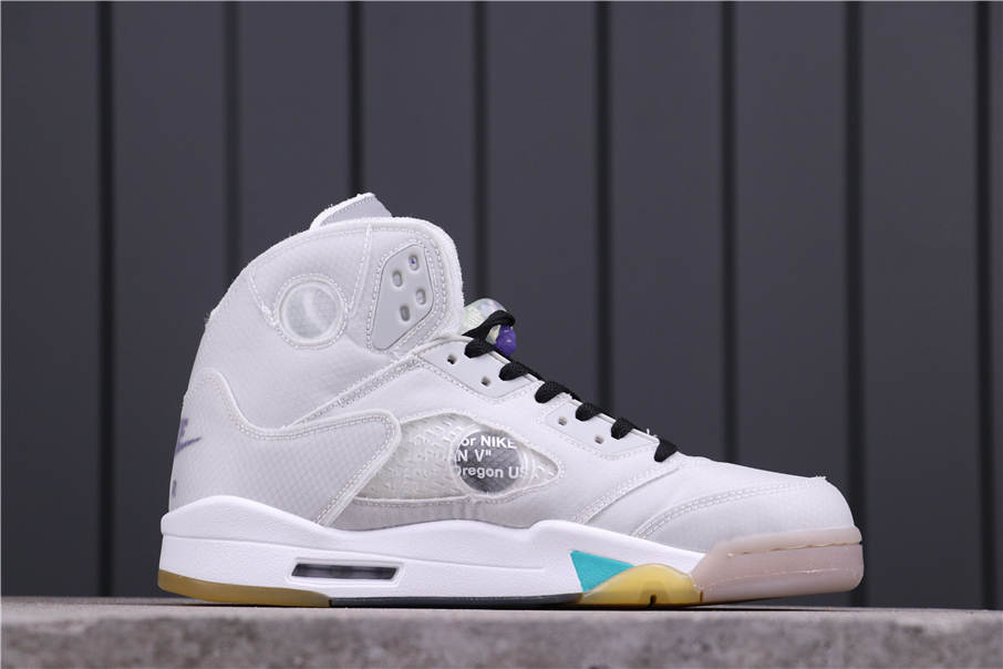 58USD OFF-WHITE X Air Jordan 5 CT8480-105 40-46