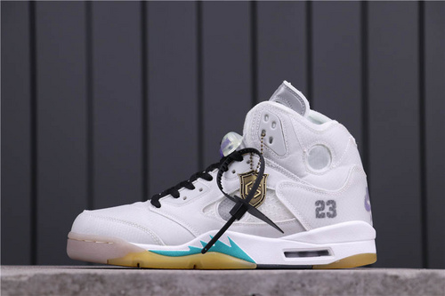 58USD OFF-WHITE X Air Jordan 5 CT8480-105 40-46