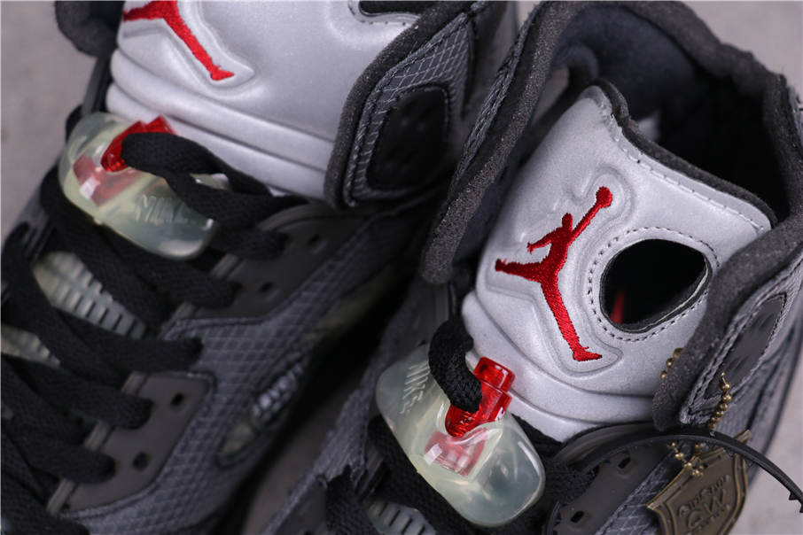 58USD OFF-WHITE x Air Jordan 5 CT8480-001 40-46