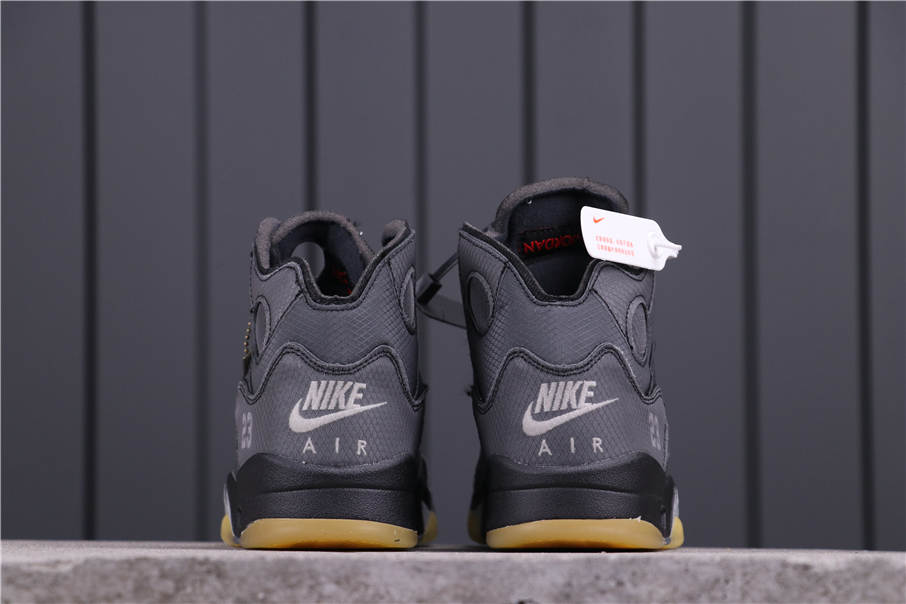 58USD OFF-WHITE x Air Jordan 5 CT8480-001 40-46