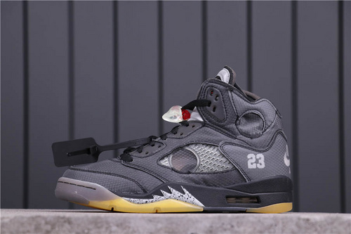 67USD OFF-WHITE x Air Jordan 5 CT8480-001 40-47.5