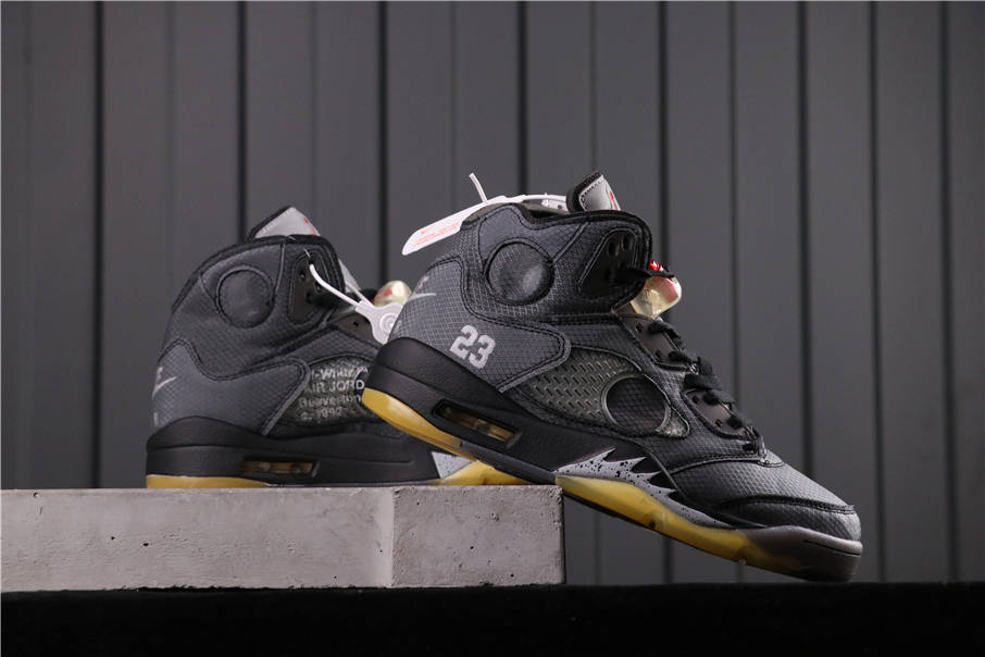 71USD OFF-WHITE x Air Jordan 5 CT8480-001 40-47