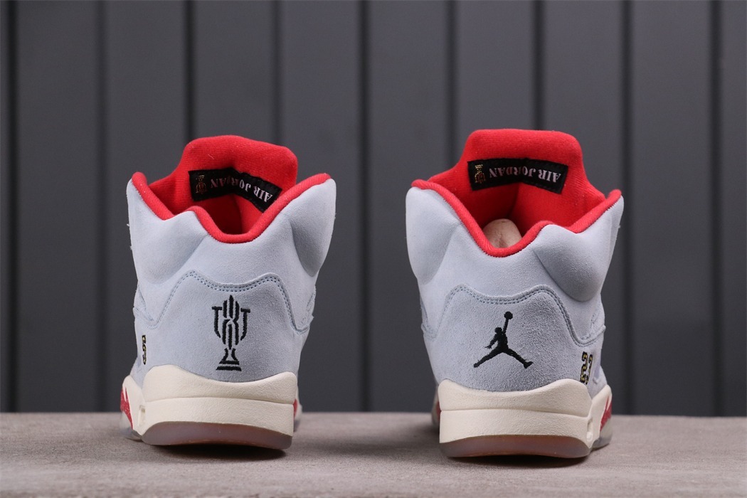 78USD Trophy Room x Air Jordan 5 Ice Blue CI1899-400 SIZE 40-47.5