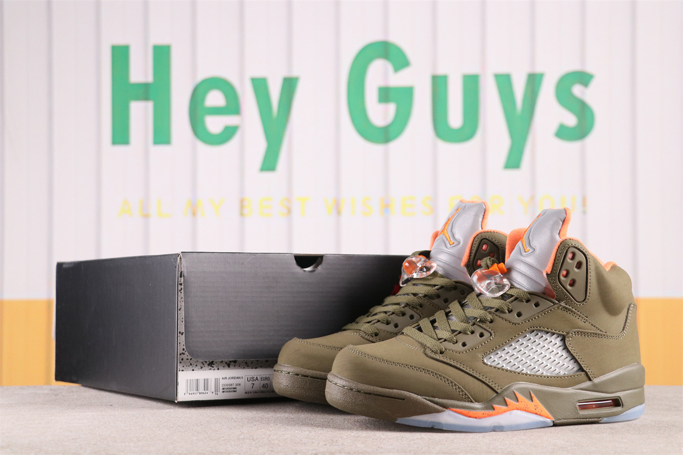 US$40 Air Jordan 5 Olive DD0587-308 Size 40-45