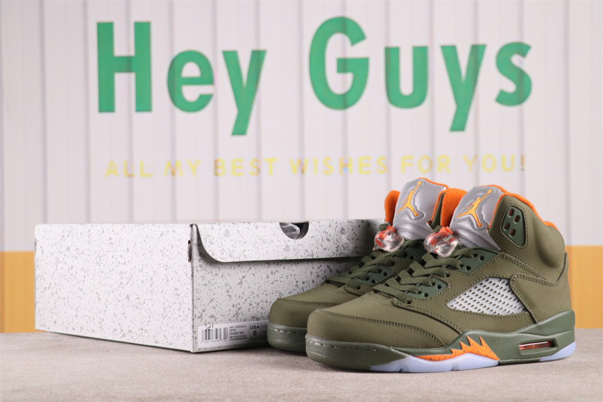 US$48 Air Jordan 5 Olive DD0587-308 EU Size 36-46