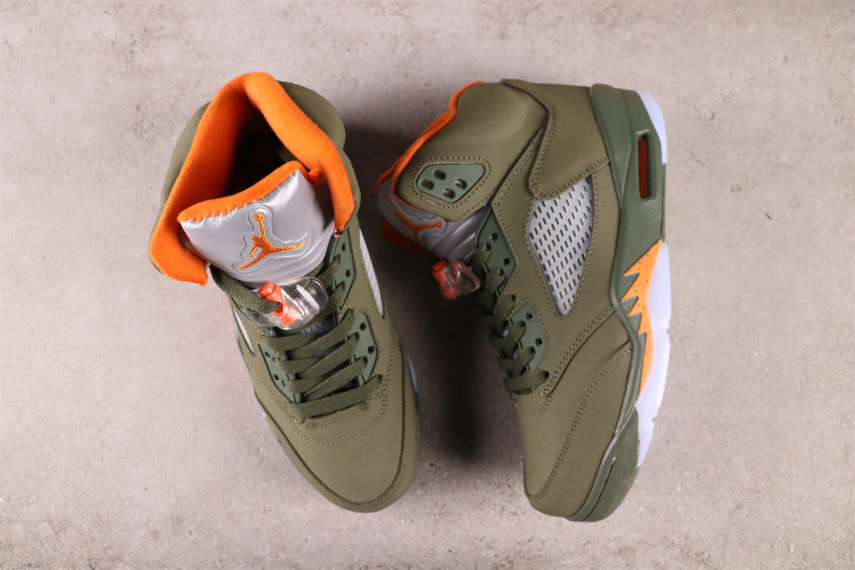 US$48 Air Jordan 5 Olive DD0587-308 EU Size 36-46