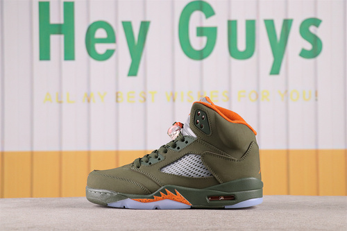 US$48 Air Jordan 5 Olive DD0587-308 EU Size 36-46