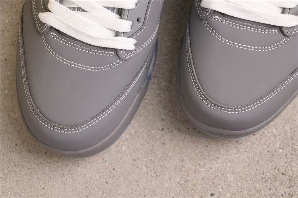 USD$75 Air Jordan 5 Light Orewood Brown 136027-005 乔5 狼灰 Size 40-48