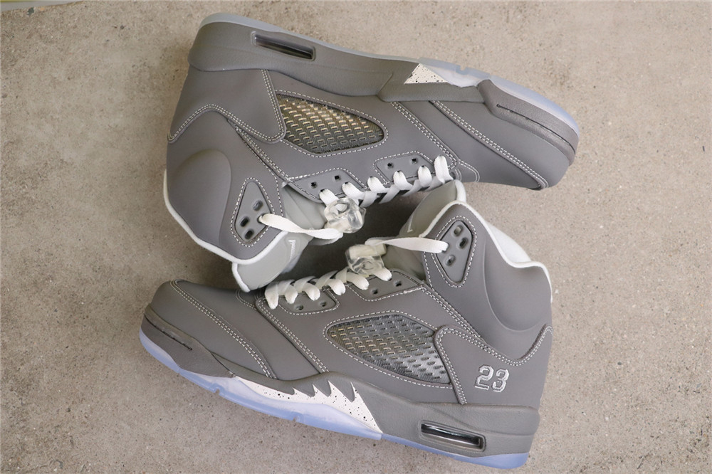 USD$75 Air Jordan 5 Light Orewood Brown 136027-005 乔5 狼灰 Size 40-48