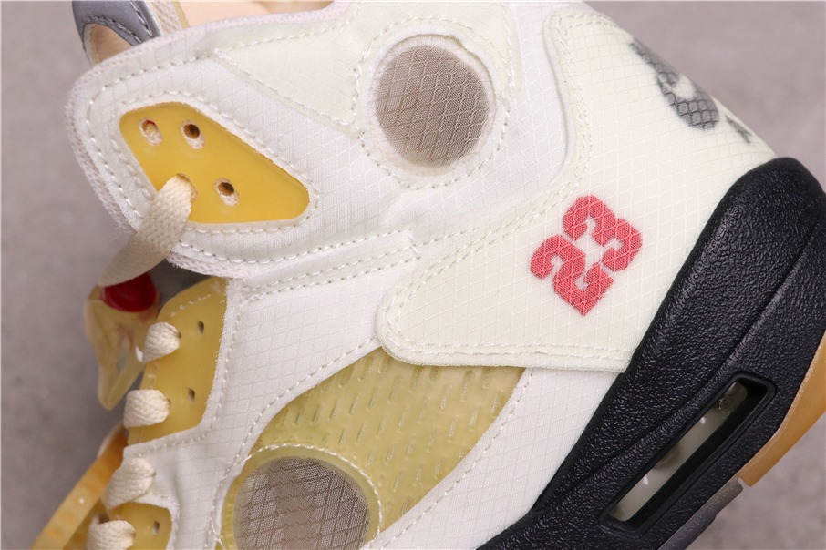 OFF-WHITE x Air Jordan 5 Sail DH8565-100