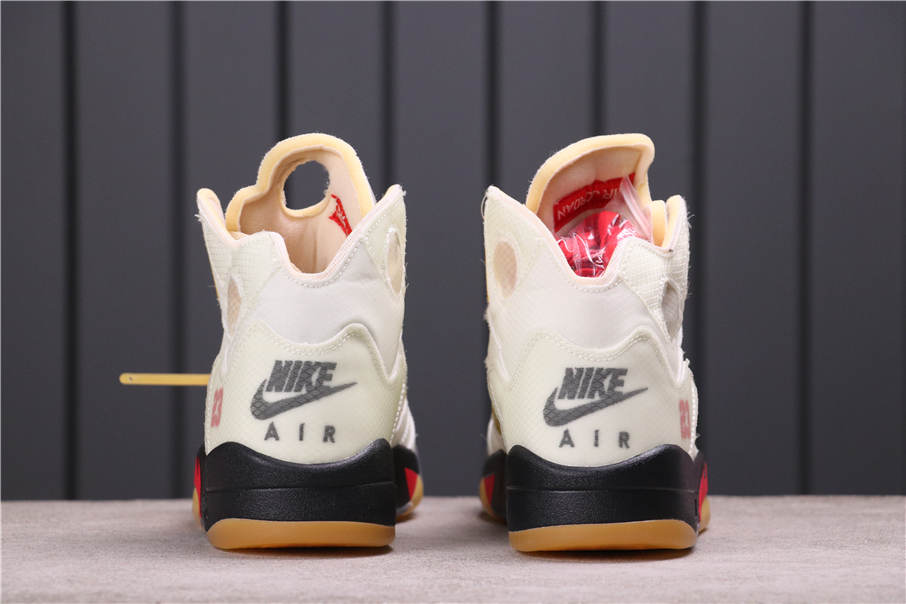 OFF-WHITE x Air Jordan 5 Sail DH8565-100