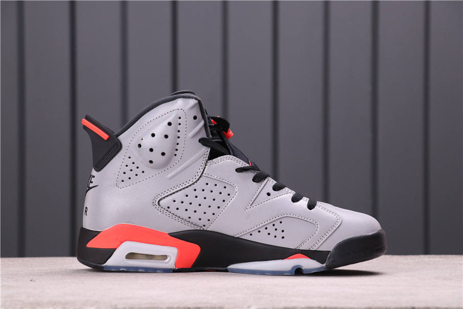 40USD Air Jordan 6 JSP “Reflective Silver” CI4072-001 40.5-47.5