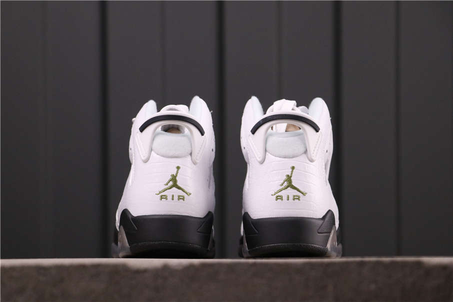 76USD Air Jordan 6 GS Alligator 384665-110 36-43