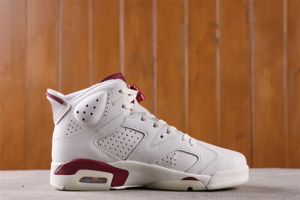 US$40 Air Jordan 6 Maroon 384664-116 size 36-47.5