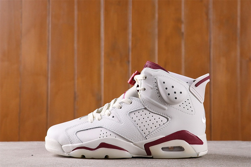 US$40 Air Jordan 6 Maroon 384664-116 size 36-47.5