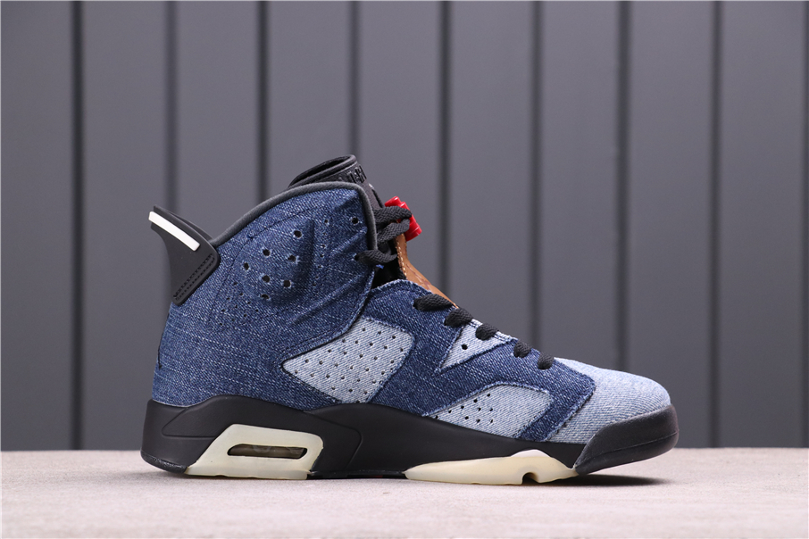 33USD Air Jordan 6 Washed Denim CT5350-401 36-47.5