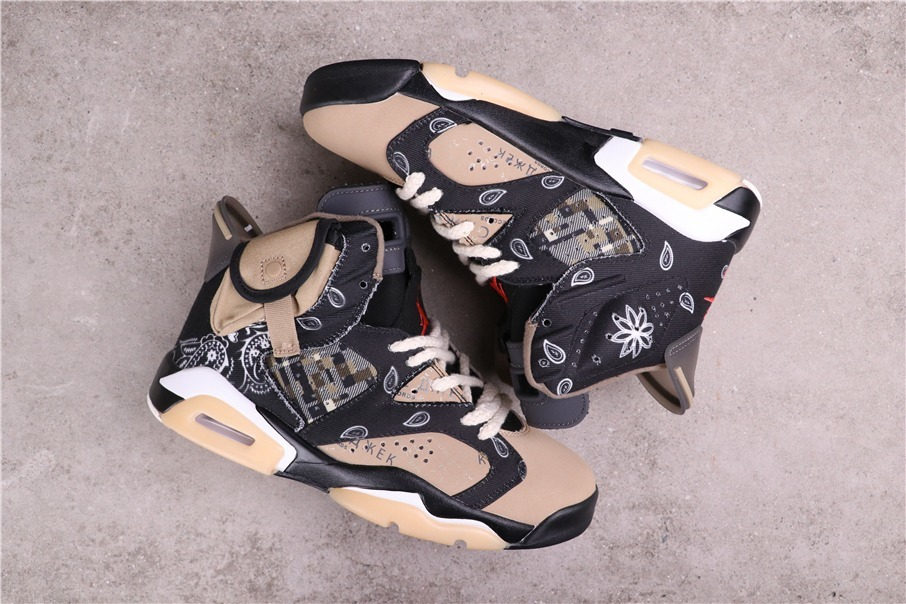 49USD AJ6 Air Jordan 6 GS Floral CT5058-001 Size 40-47