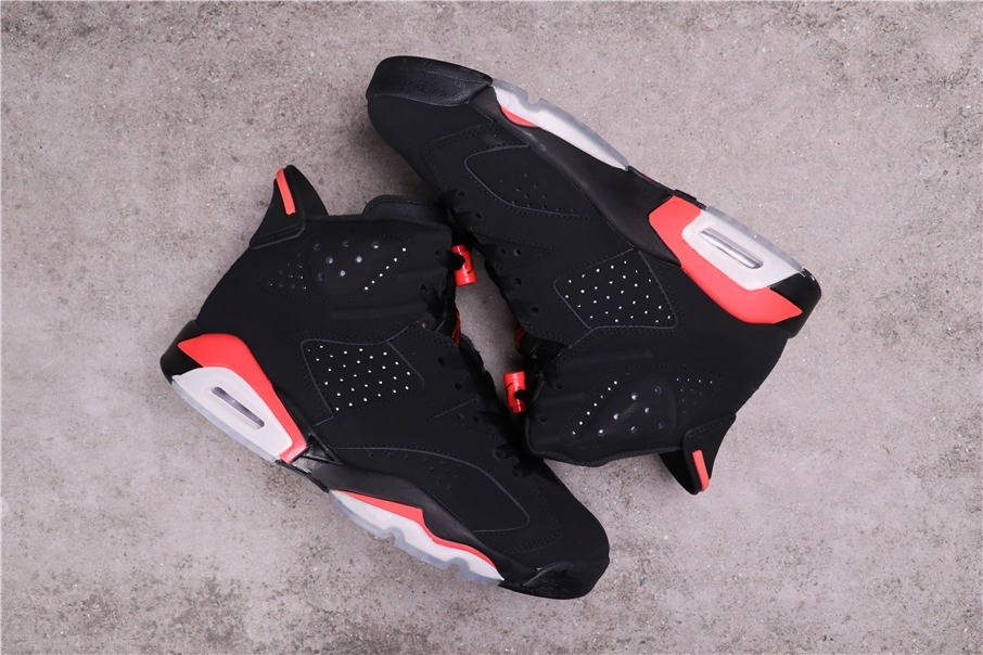 62USD Air Jordan 6 Black Infrared 384664-060 40-48