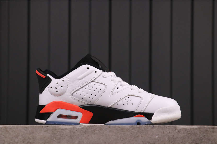 62USD Air Jordan 6 Low White Infrared 304401-123 40-45