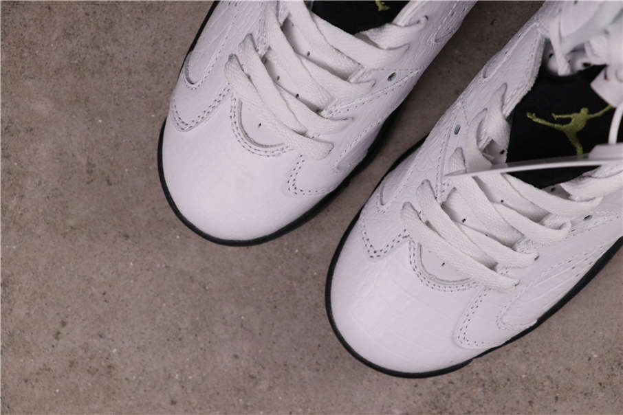 76USD Air Jordan 6 GS Alligator 384665-110 36-43