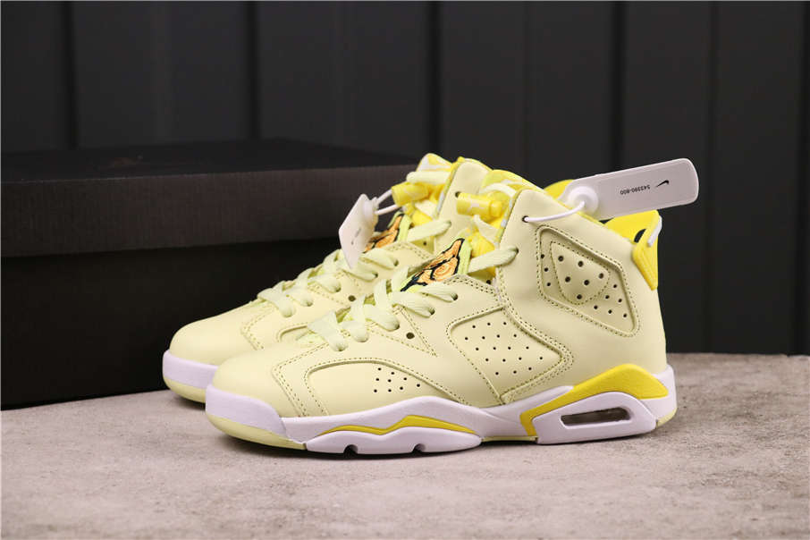 76USD Air Jordan 6 GS Floral 543390-800 36-40