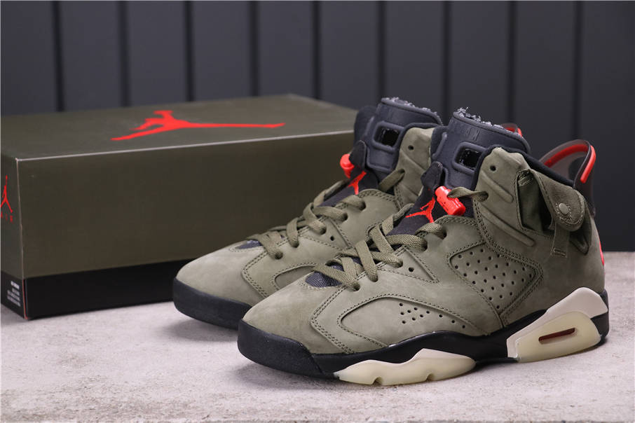 89USD Travis Scott x Air Jordan 6 CN1084-200 40-48