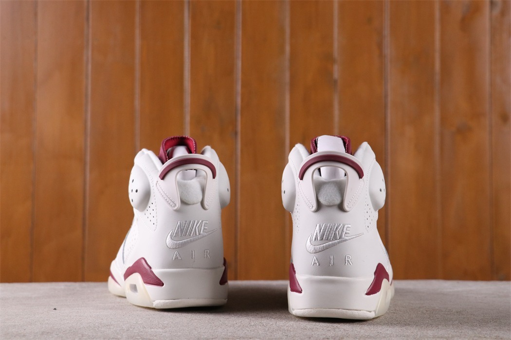 US$40 Air Jordan 6 Maroon 384664-116 size 36-47.5