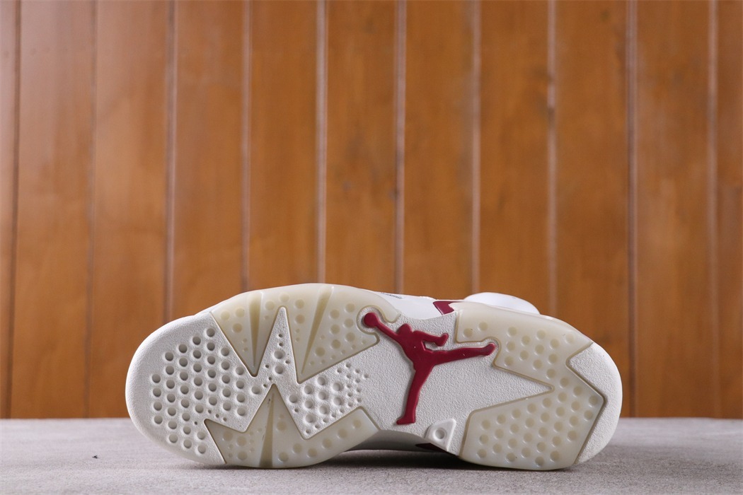 US$40 Air Jordan 6 Maroon 384664-116 size 36-47.5